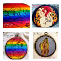 Image 10 of Custom Multimedia Hoop Commission