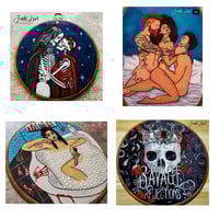 Image 11 of Custom Multimedia Hoop Commission