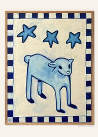 Lonely Lamb Original Painting 