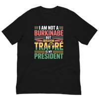 Image 4 of I am not a burkinabé but Ibrahim Traoré is my president Unisex t-shirt