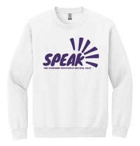Image 2 of Adult Classic SPEAK Crewneck Sweatshirt