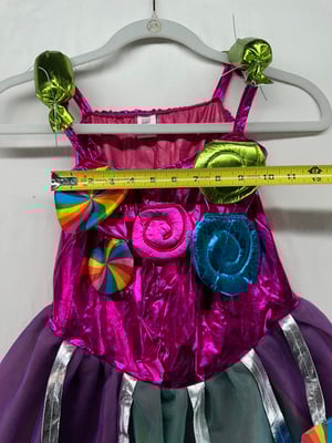 Image of Girls Rainbow Tulle Princess Candy Accessory & Headband Size 5-6Y - Free Shipping