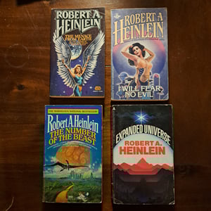 Image of Robert Heinlein Paperbacks