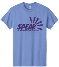 Image 2 of Adult Classic SPEAK Short Sleeve tee - 2 color optons