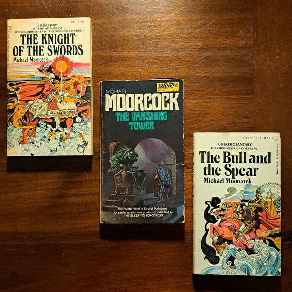 Image of Michael Moorcock Paperbacks
