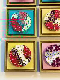 Image 5 of Set of 6 Hand painted Wall Art Installation