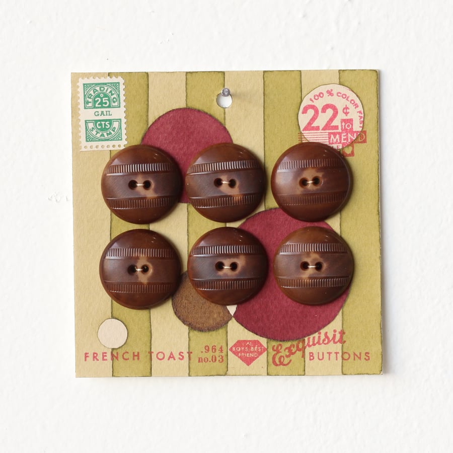 Image of Pea Green Button Card 47
