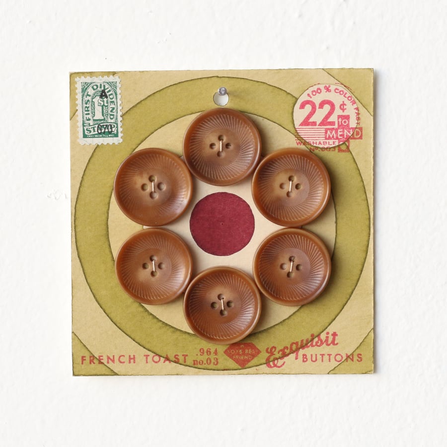 Image of Pea Green Button Card 49
