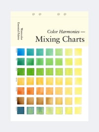 Artist's Book – Mixing Charts (Watercolor Essential Palette) 