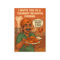 Image 1 of Spicy Dinner - Greeting card