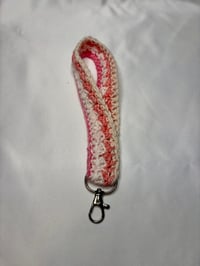 Image 3 of Wristlet Keychains- Creek Side Pattern