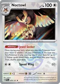 Noctowl (Poke Ball Pattern) - SV: Prismatic Evolutions - Near Mint
