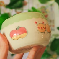 Image 2 of (seconds/discounted) yellow worms and apple cup!