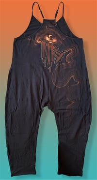 Image 2 of “SAGITTARIUS” CUSTOM BLEACH PAINTED BAGGY JUMPER MEDIUM