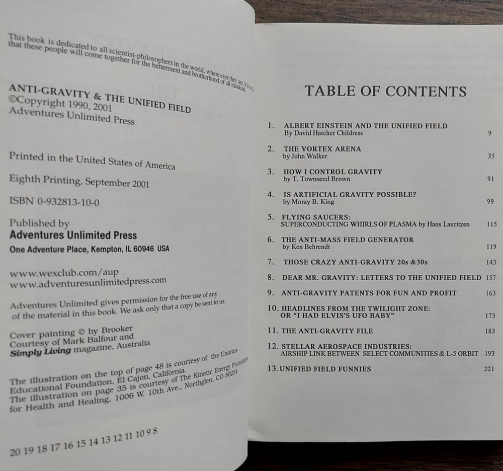 Anti-Gravity and the Unified Field, by David Childress