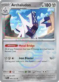 Archaludon (Poke Ball Pattern) - SV: Prismatic Evolutions - Near Mint