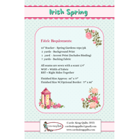 Image 3 of IRISH SPRING Pattern Only 77" x 88" by Carrie-Along Quilts