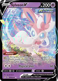 Sylveon V - SWSH07: Evolving Skies - Lightly Played