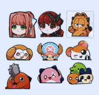 4" PEEKER STICKERS