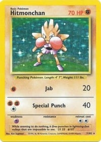 Hitmonchan - Base Set Holofoil - Near Mint