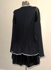 Image 5 of "monophobia" print cutsew + pvc OP