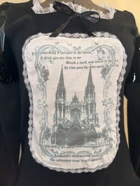Image 3 of "monophobia" print cutsew + pvc OP