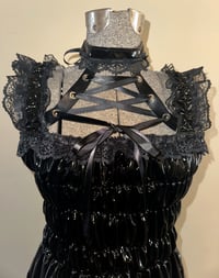 Image 3 of pvc frill shirring JSK
