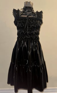 Image 2 of pvc frill shirring JSK