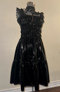 Image 1 of pvc frill shirring JSK