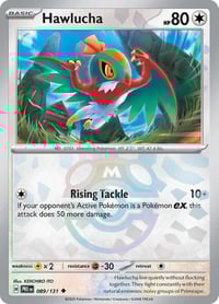 Hawlucha (Master Ball Pattern) - SV: Prismatic Evolutions Near Mint