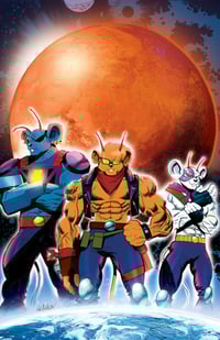 Image 4 of Biker Mice From Mars issue 1 Original Art + FREE Signed Comic and Print