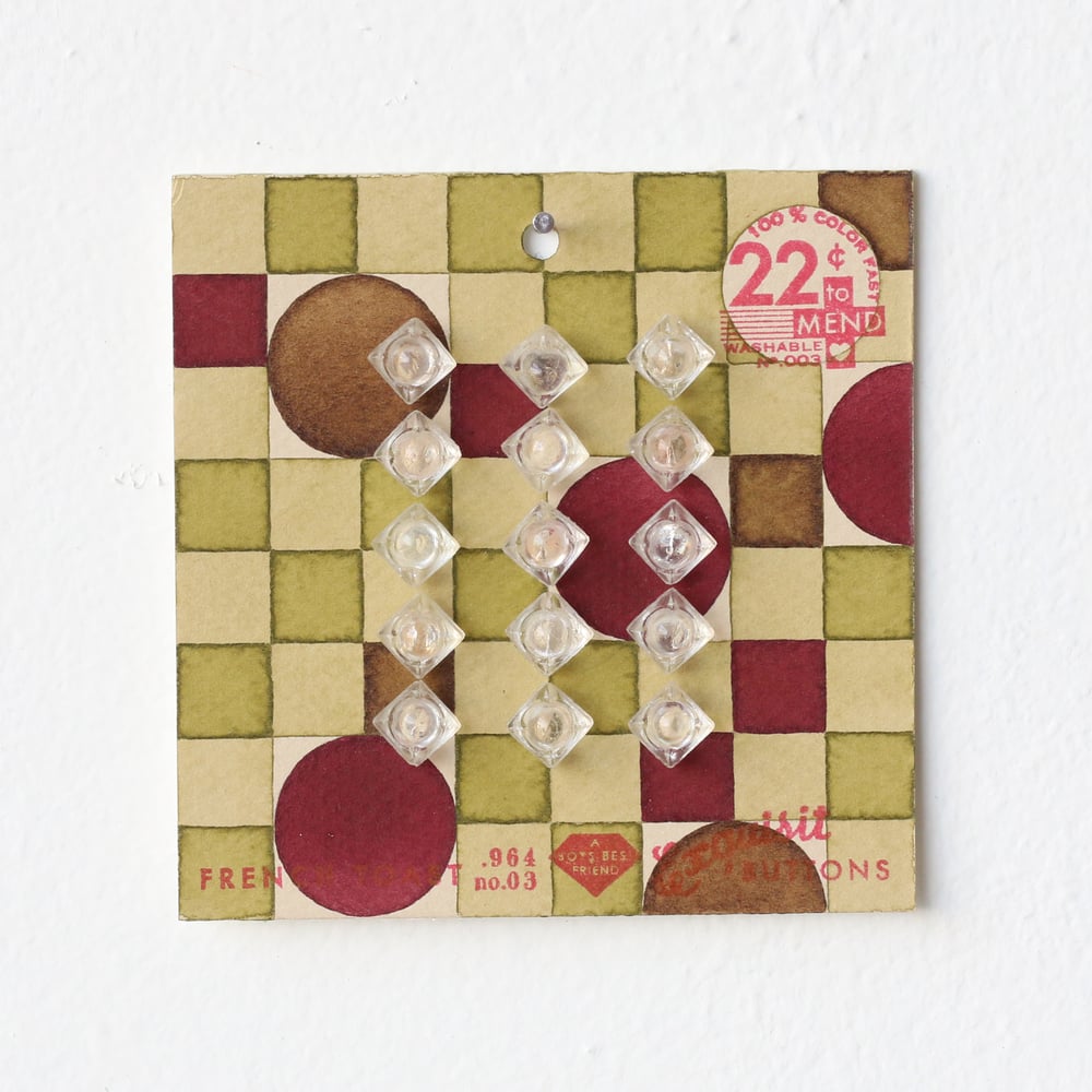 Image of Pea Green Button Card 61