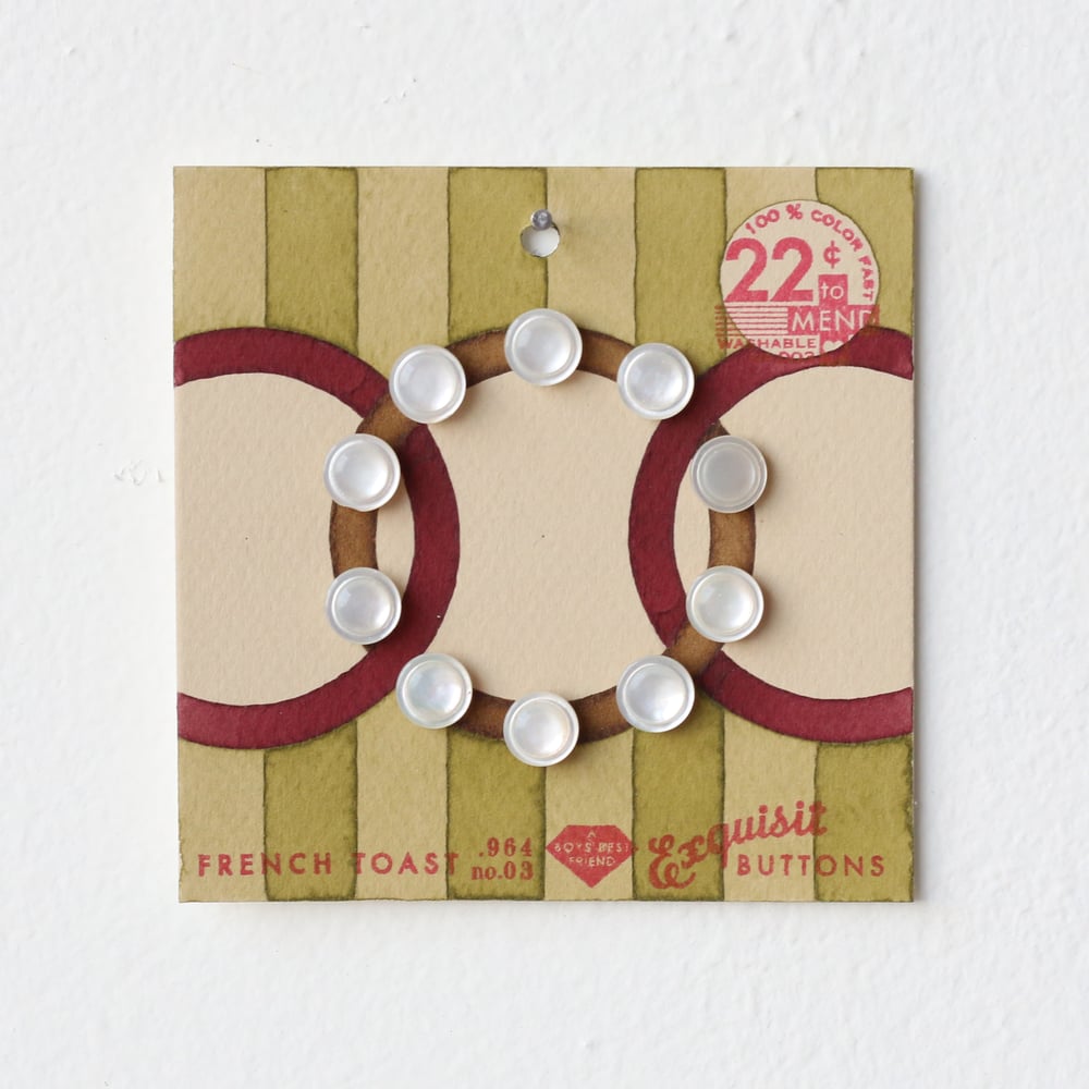 Image of Pea Green Button Card 63