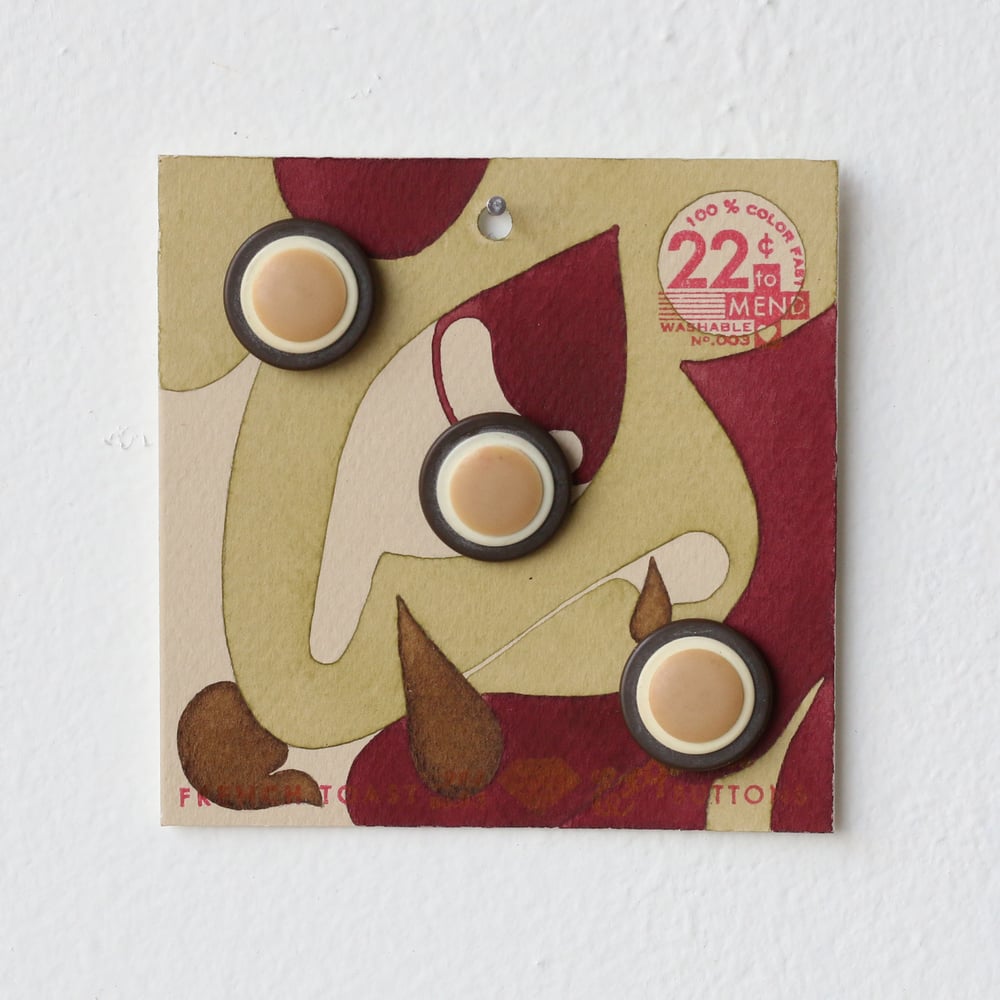 Image of Pea Green Button Card 65