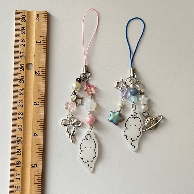 cute character phone charms