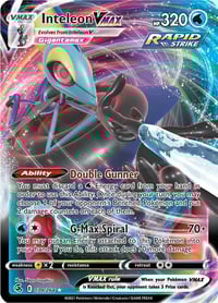 Inteleon VMAX - SWSH08: Fusion Strike Near Mint
