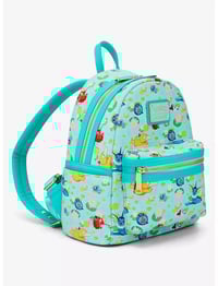 Image 2 of   Loungefly Pokémon Water Type Lily Pad Allover Print Mini Backpack - BoxLunch Exclusive