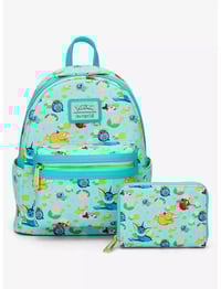 Image 5 of   Loungefly Pokémon Water Type Lily Pad Allover Print Mini Backpack - BoxLunch Exclusive