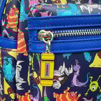 Image 4 of Loungefly Mini Backpack Monsters Inc Pixar Disney AOP