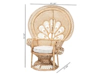 Rattan Brown chair 