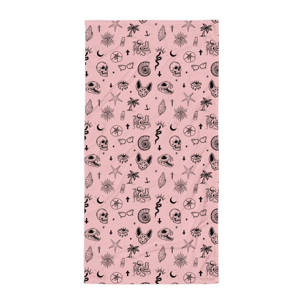 Occult Beach 30x60 Pink Towel