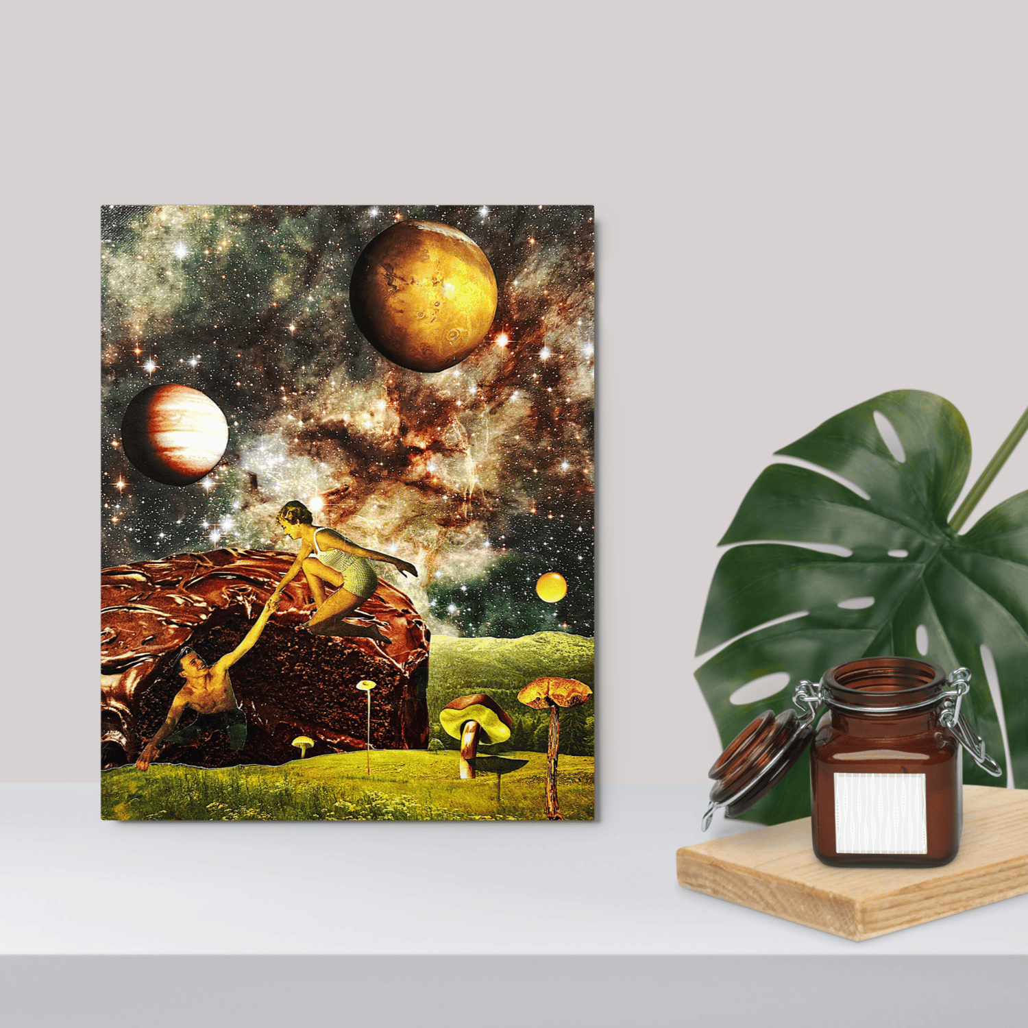 Image of FREE SHIPPING - For the Love of Chocolate Cake - 8x10 inch - Metal Print