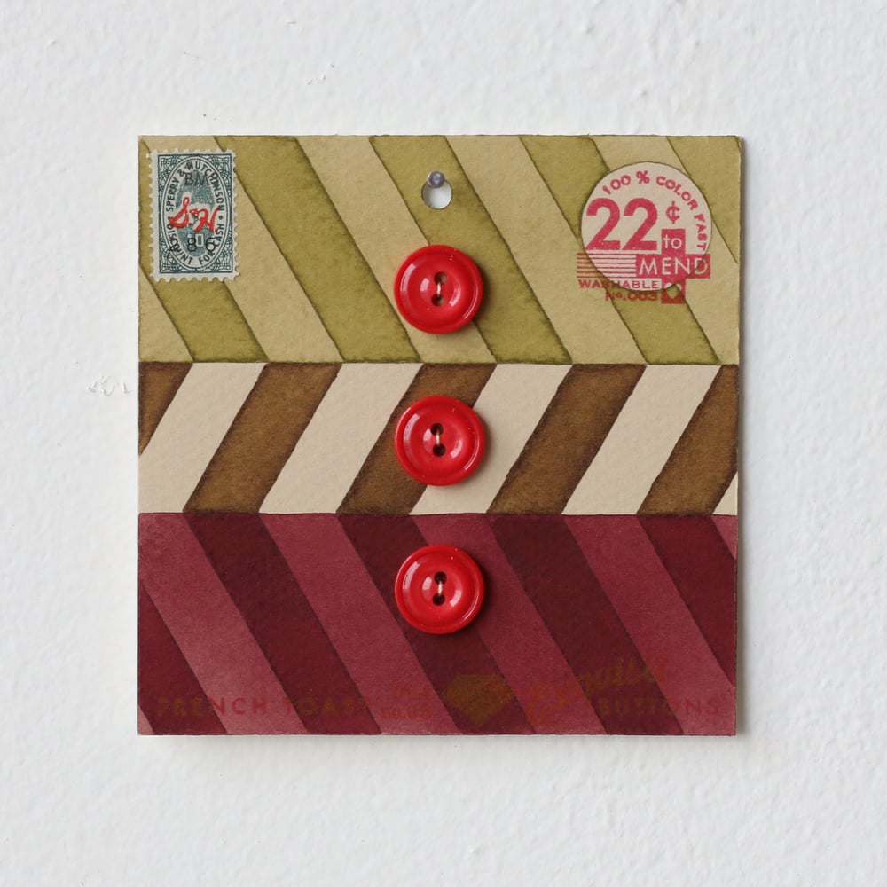 Image of Pea Green Button Card 90