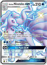 Alolan Ninetales GX - Hidden Fates: Shiny Vault - Near Mint