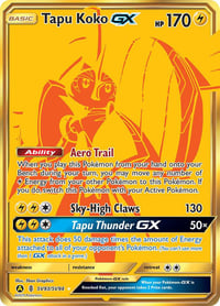 Tapu Koko GX - Hidden Fates: Shiny Vault - Near Mint