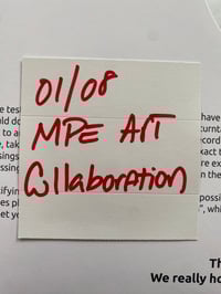 Image 3 of MPE Test Press 8 made / Deluxe Art Screened 