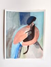 Blue cat ~ Original painting