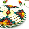 Porcupine Quillwork Medallion (Earth)