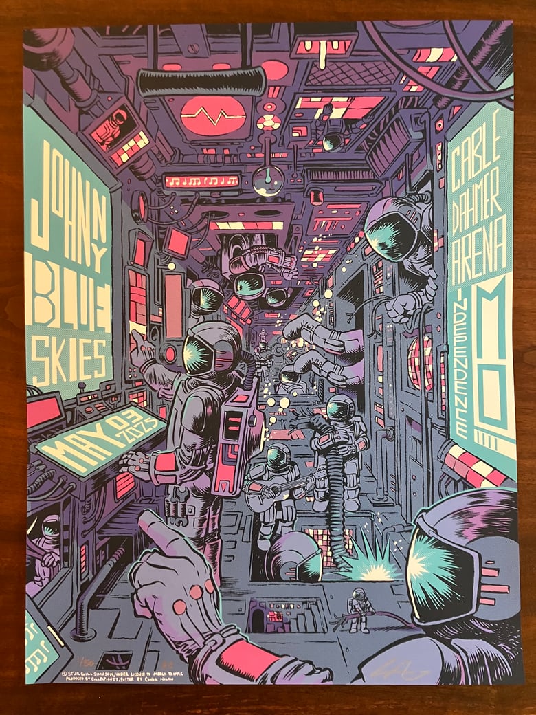 Image of Johnny Blue Skies - Cable Dahmer Arena - Artist Edition