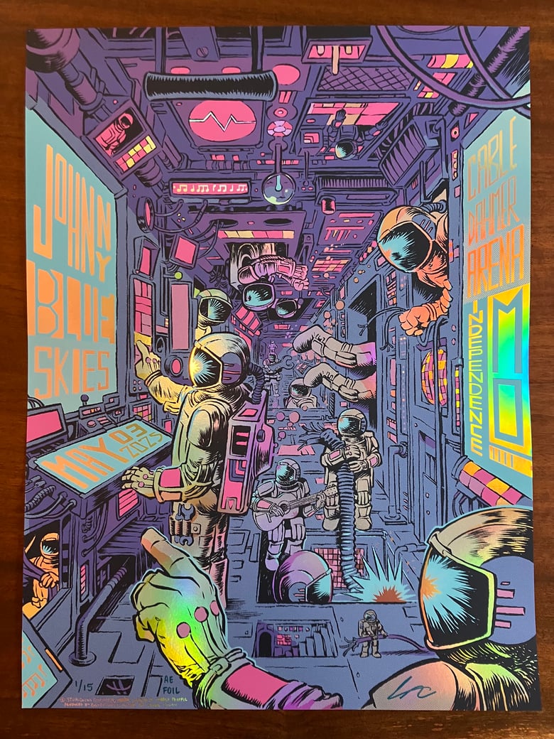 Image of Johnny Blue Skies - Cable Dahmer Arena - FOIL - Artist Edition